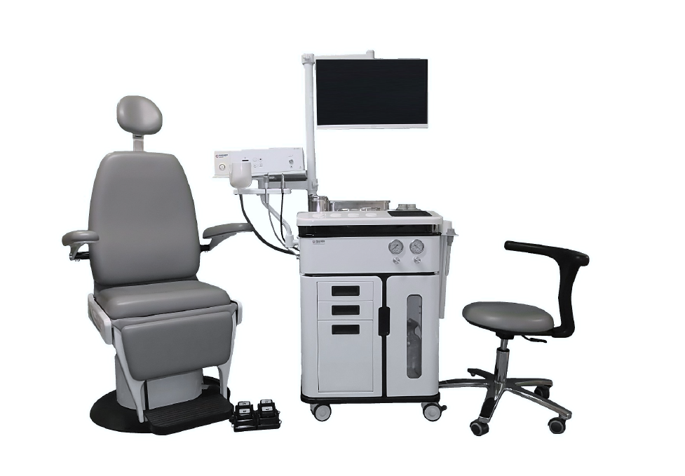 Unit laryngologiczny z fotelem – unit + fotel